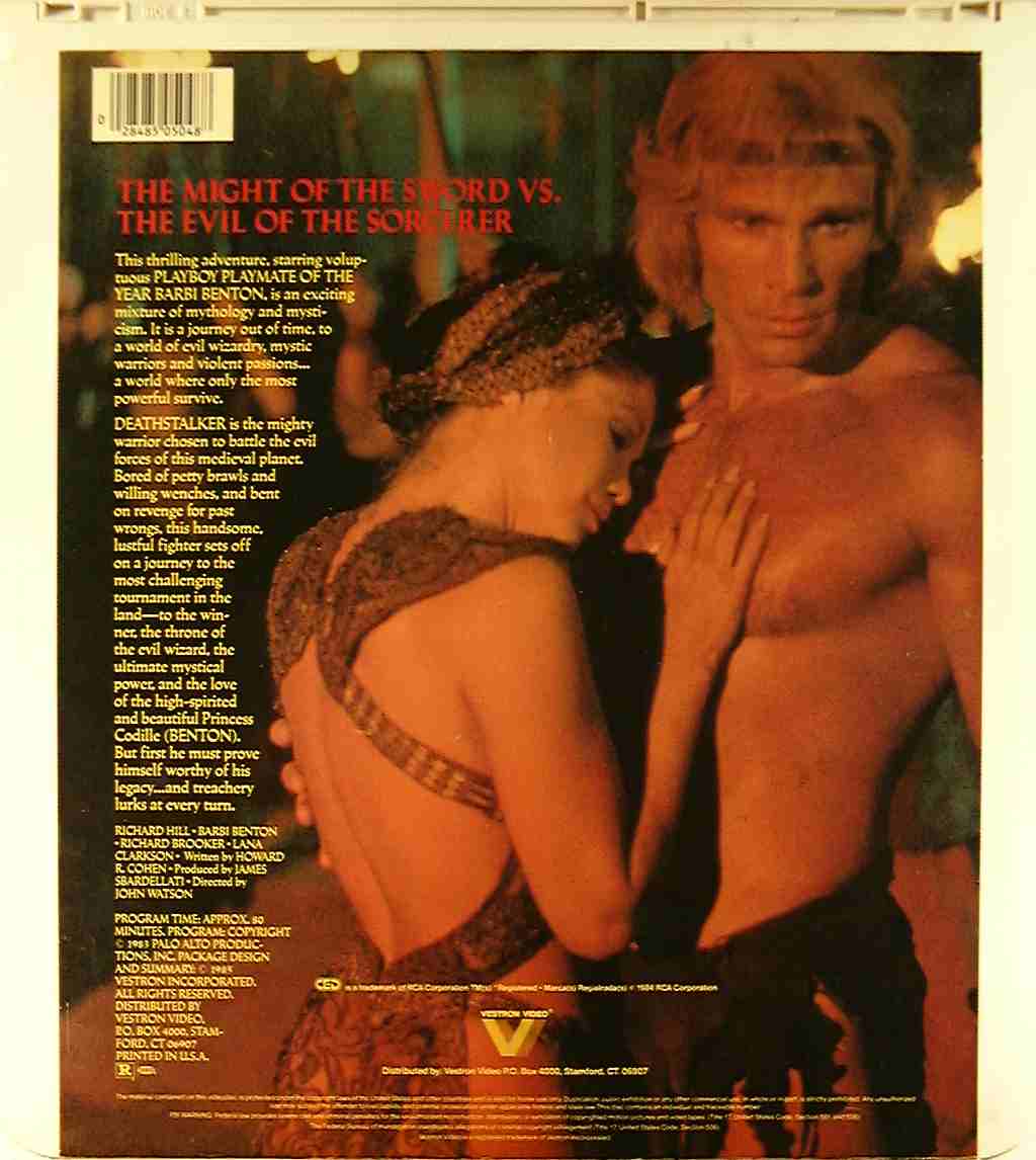 CED title precursor to the Blu-ray DVD movie disc format