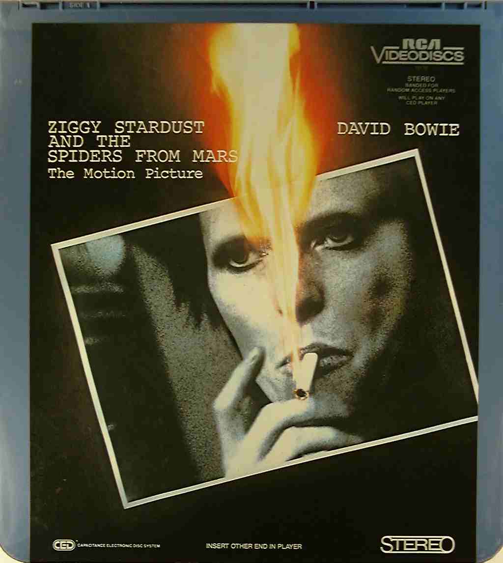 CED title precursor to the Blu-ray DVD movie disc format